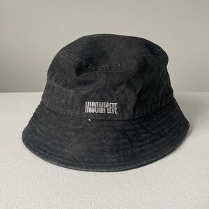SEVENTEEN Incomplete Bucket Hat Cap Black 100% Cotton Unisex Size F One Size